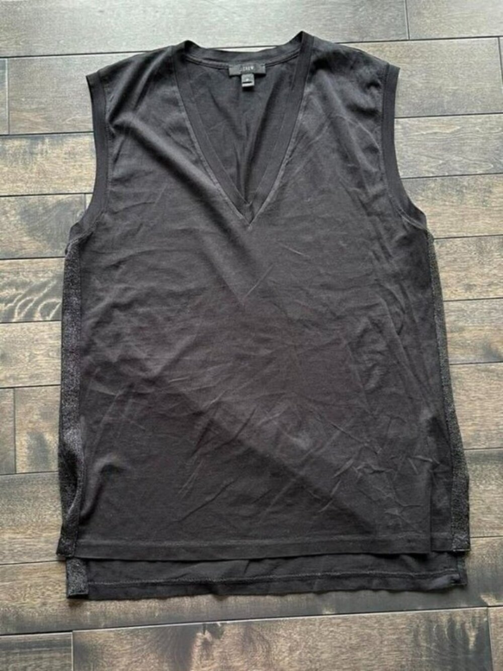 J.Crew V-neck Sparkle Tank